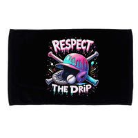 Respect The Drip Baseball Ice Cream Drip Vibes Squad Microfiber Hand Towel