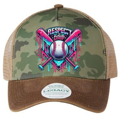 Respect The Drip Ice Cream Dripping Legacy Tie Dye Trucker Hat