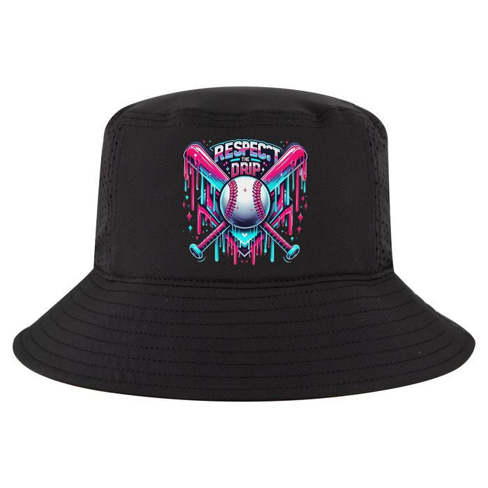 Respect The Drip Ice Cream Dripping Cool Comfort Performance Bucket Hat