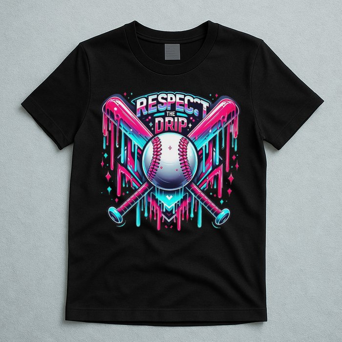 Respect The Drip Ice Cream Dripping T-Shirt