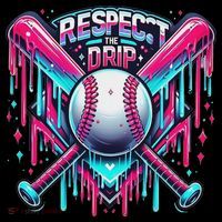 Respect The Drip Ice Cream Dripping Button