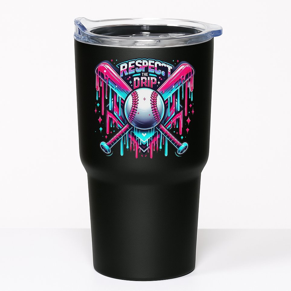 Respect The Drip Ice Cream Dripping Tumbler