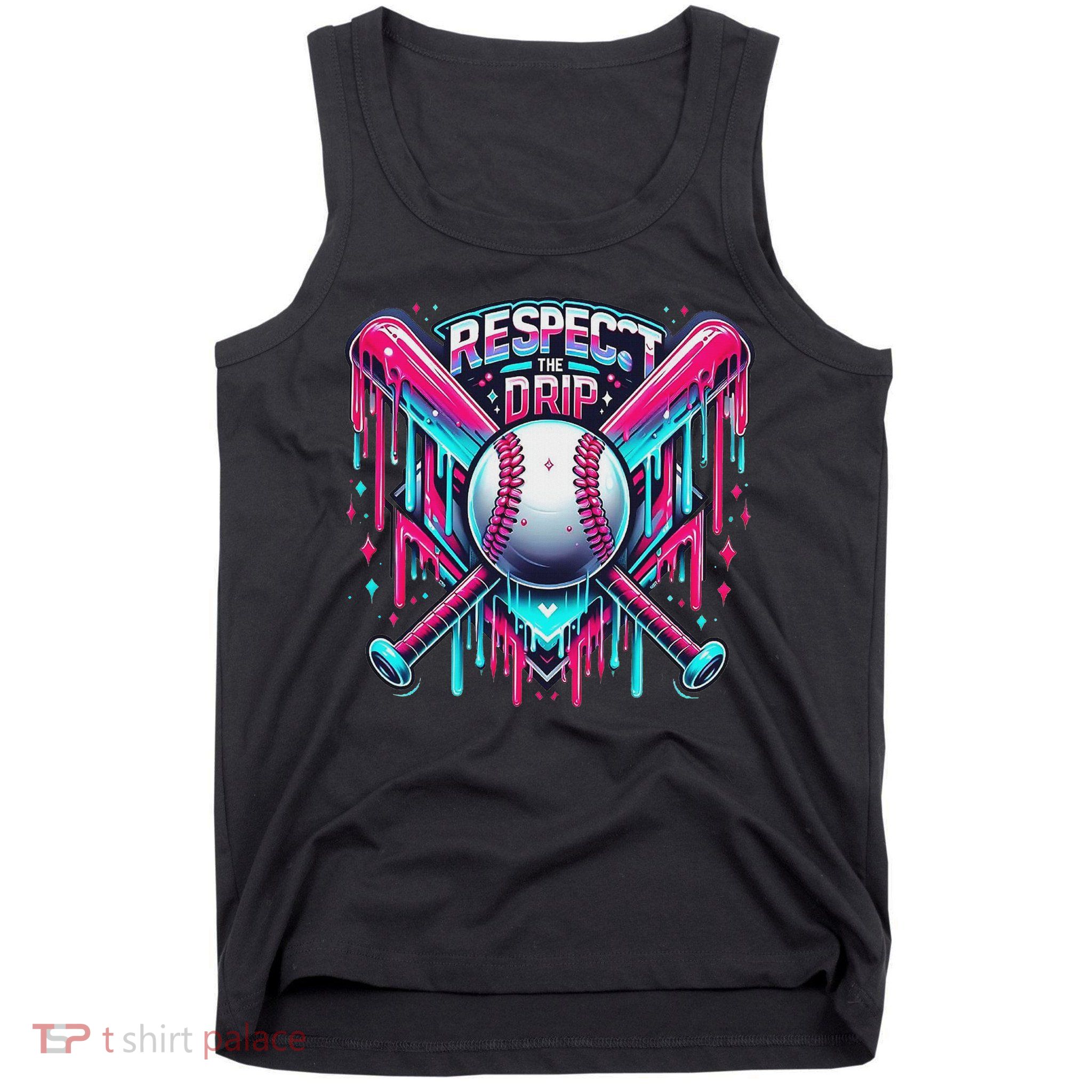 Respect The Drip Ice Cream Dripping Tank Top