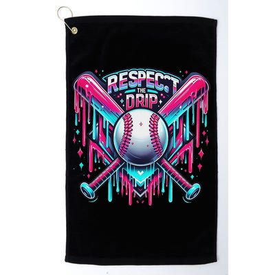 Respect The Drip Ice Cream Dripping Golf Towel
