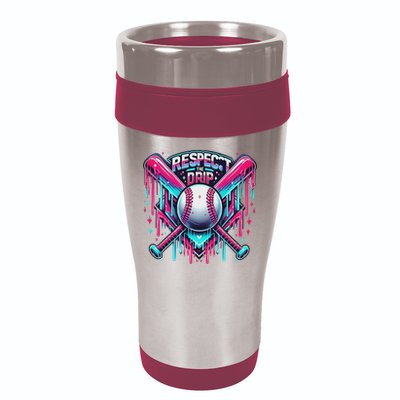 Respect The Drip Ice Cream Dripping 16oz Travel Tumbler