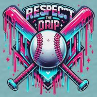 Respect The Drip Ice Cream Dripping Sueded Cloud Jersey T-Shirt