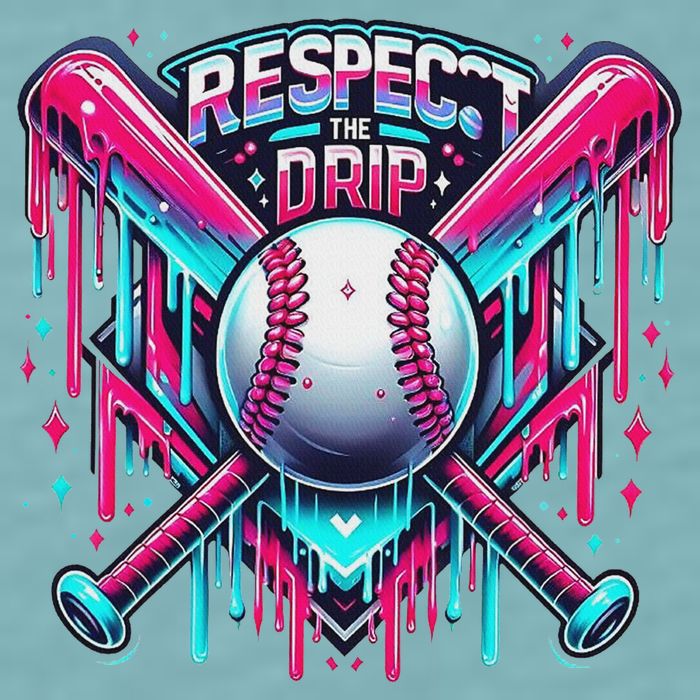 Respect The Drip Ice Cream Dripping Sueded Cloud Jersey T-Shirt