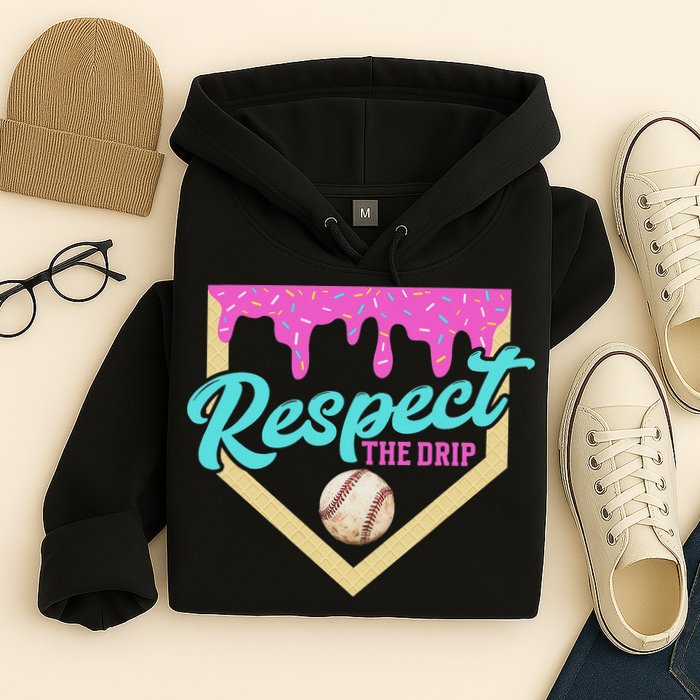 Respect The Drip Ice Cream Dripping Hoodie