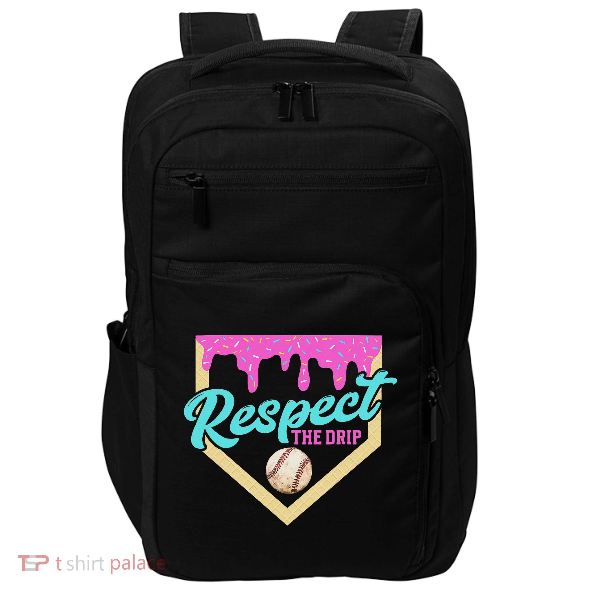 Respect The Drip Ice Cream Dripping Impact Tech Backpack