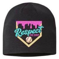 Respect The Drip Ice Cream Dripping Sustainable Beanie