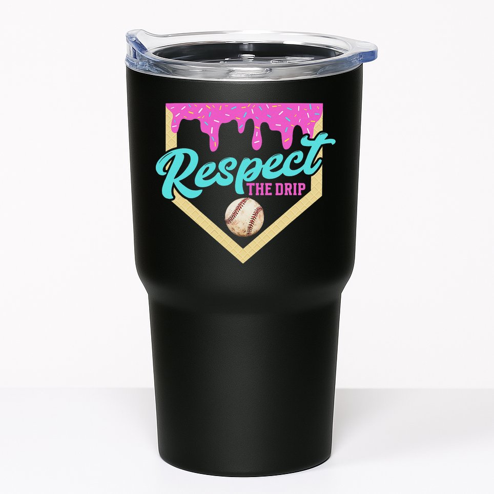 Respect The Drip Ice Cream Dripping Tumbler