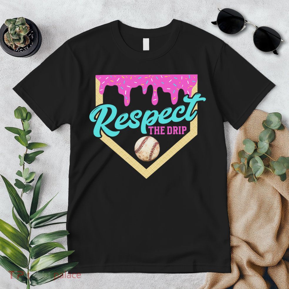 Respect The Drip Ice Cream Dripping Premium T-Shirt