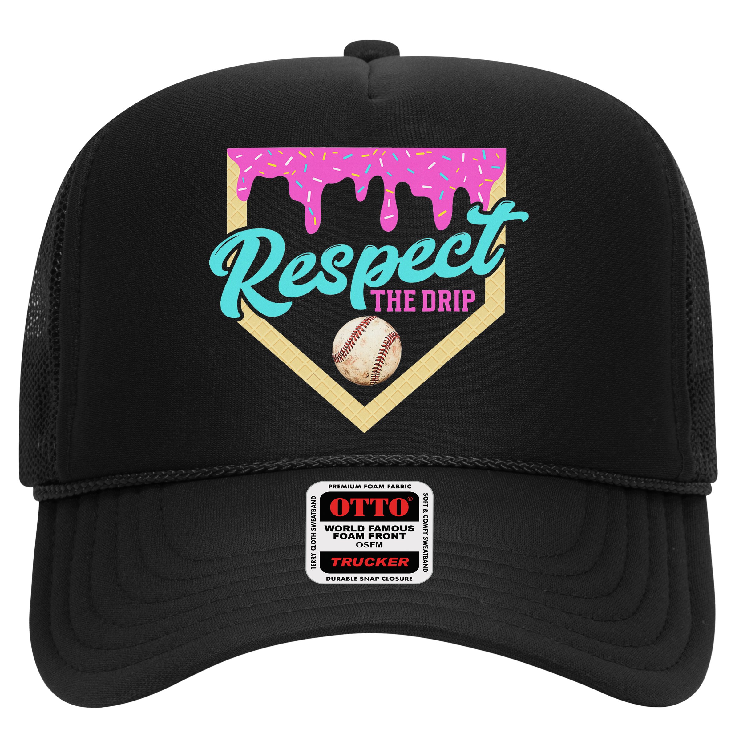 Respect The Drip Ice Cream Dripping Hat