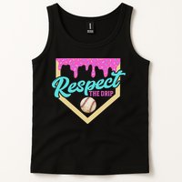 Respect The Drip Ice Cream Dripping Tank Top