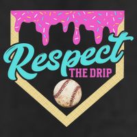 Respect The Drip Ice Cream Dripping Golf Towel