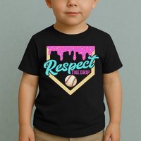 Respect The Drip Ice Cream Dripping Toddler T-Shirt