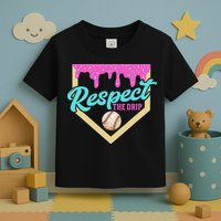 Respect The Drip Ice Cream Dripping Toddler T-Shirt