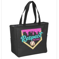Respect The Drip Ice Cream Dripping Zip Tote Bag