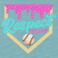 Respect The Drip Ice Cream Dripping Sueded Cloud Jersey T-Shirt