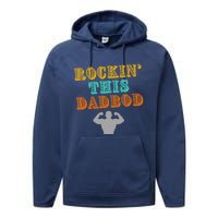 Rockin This Dad Bod Performance Fleece Hoodie