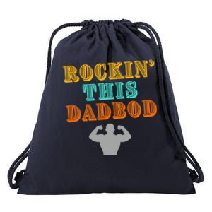 Rockin This Dad Bod Drawstring Bag