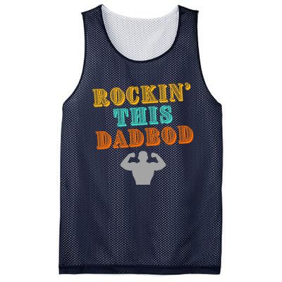 Rockin This Dad Bod Mesh Reversible Basketball Jersey Tank