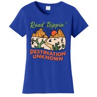 Road Trippin Destination Unknown Wanderlust Travel Western Funny Gift Women's T-Shirt