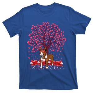 Rat Terrier Dog Lover Heart Tree Rat Terrier Valentine's Day Gift T-Shirt