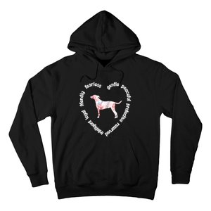 Rat Terrier Dog Heart Rat Terrier Mom Rat Terrier Dad Long Sleeve Hoodie