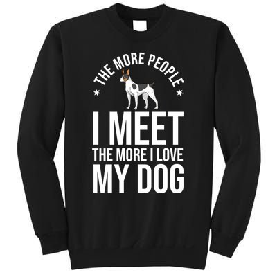 Rat Terrier Dog Puppies Owner Lover Sweatshirt Sweatshirt