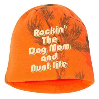 Rockin' The Dog Mom And Aunt Life Designs Cute Gift Kati - Camo Knit Beanie