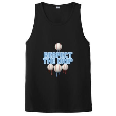 Respect The Drip Baseball Ice PosiCharge Competitor Tank