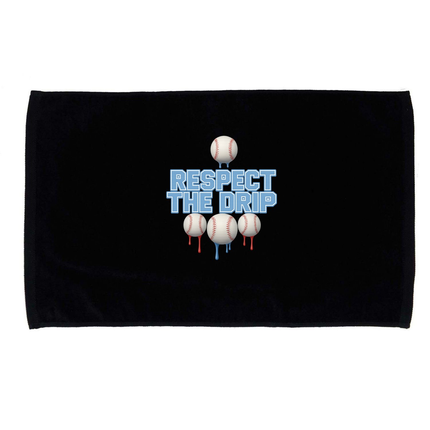 Respect The Drip Baseball Ice Microfiber Hand Towel