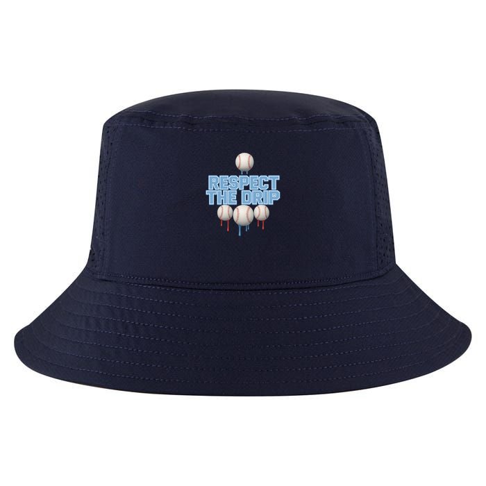 Respect The Drip Baseball Ice Cool Comfort Performance Bucket Hat