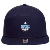 Respect The Drip Baseball Ice 7 Panel Mesh Trucker Snapback Hat