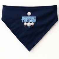 Respect The Drip Baseball Ice USA-Made Doggie Bandana