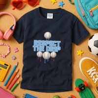 Respect The Drip Baseball Ice Kids T-Shirt