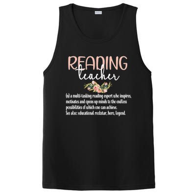 Reading Teacher Definition School Book Reading Specialist Gift PosiCharge Competitor Tank