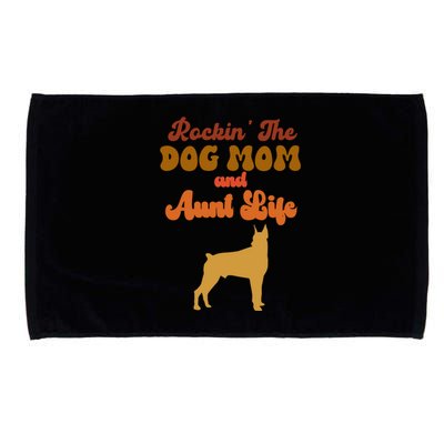 Rockin' The Dog Mom And Aunt Life Designs Great Gift Microfiber Hand Towel