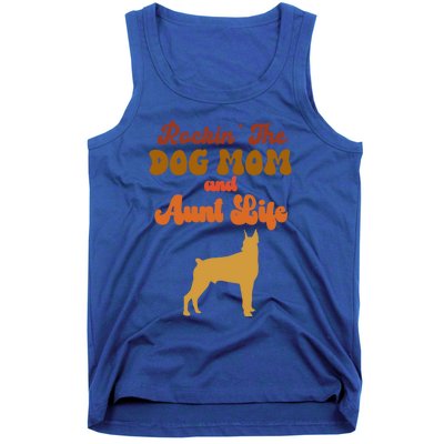 Rockin' The Dog Mom And Aunt Life Designs Great Gift Tank Top