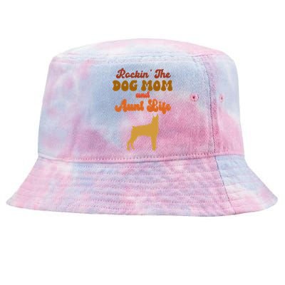 Rockin' The Dog Mom And Aunt Life Designs Great Gift Tie-Dyed Bucket Hat