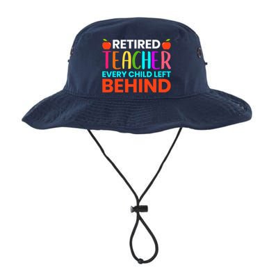 Retired Teacher Every Child Left Behind Retirement Gift Bucket Hat