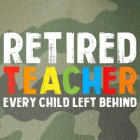 Retired Teacher Every Child Left Behind Retirement Legacy Tie Dye Trucker Hat