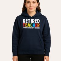 Retired Teacher Every Child Left Behind Retirement Hoodie
