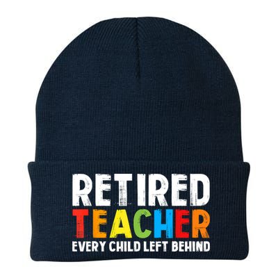 Retired Teacher Every Child Left Behind Retirement Beanie