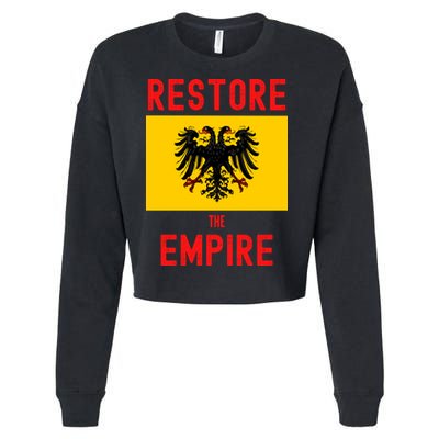 Restore The Empire Monarchist Catholic Habsburg Cropped Pullover Crew