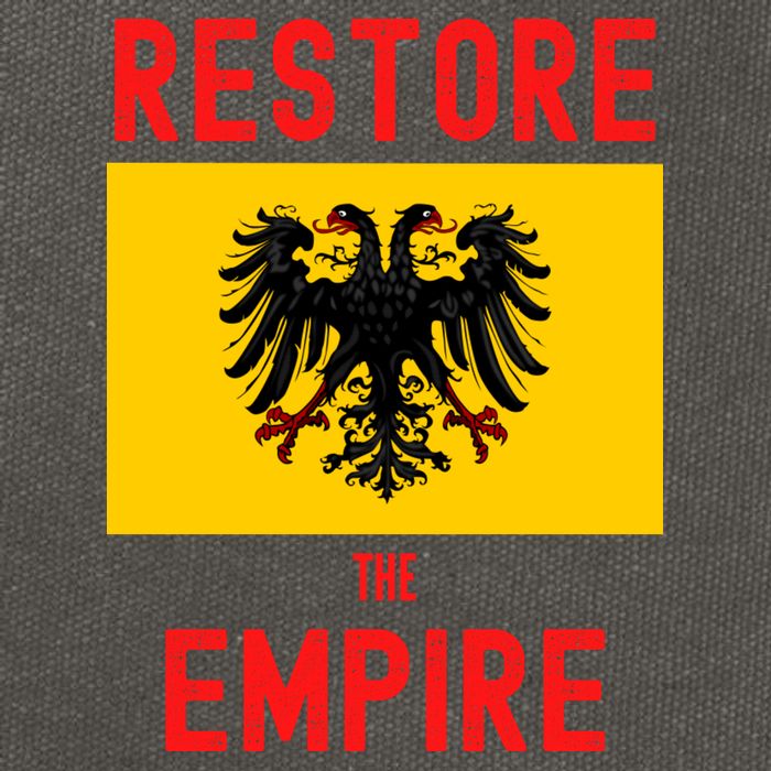 Restore The Empire Monarchist Catholic Habsburg Cotton Canvas Backpack