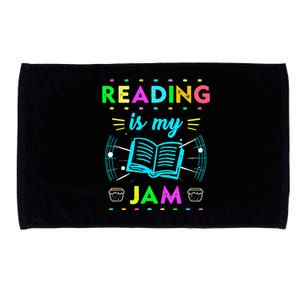 Read Teacher ELA Teacher English Reading is My Jam  Microfiber Hand Towel