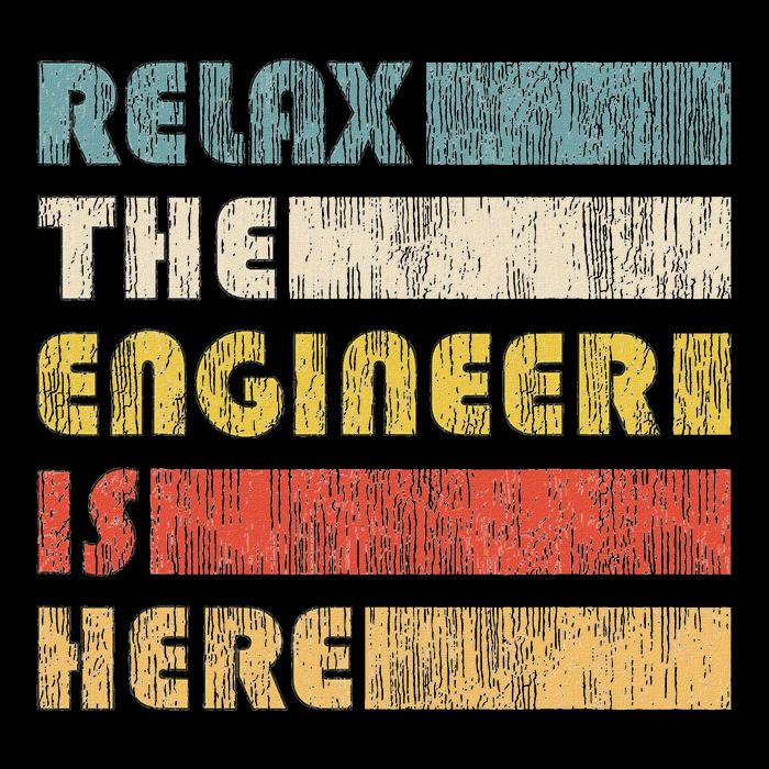 Relax The Engineer For Engineers Mousepad