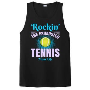 Rockin' The Exhausted Tennis Mom Life PosiCharge Competitor Tank